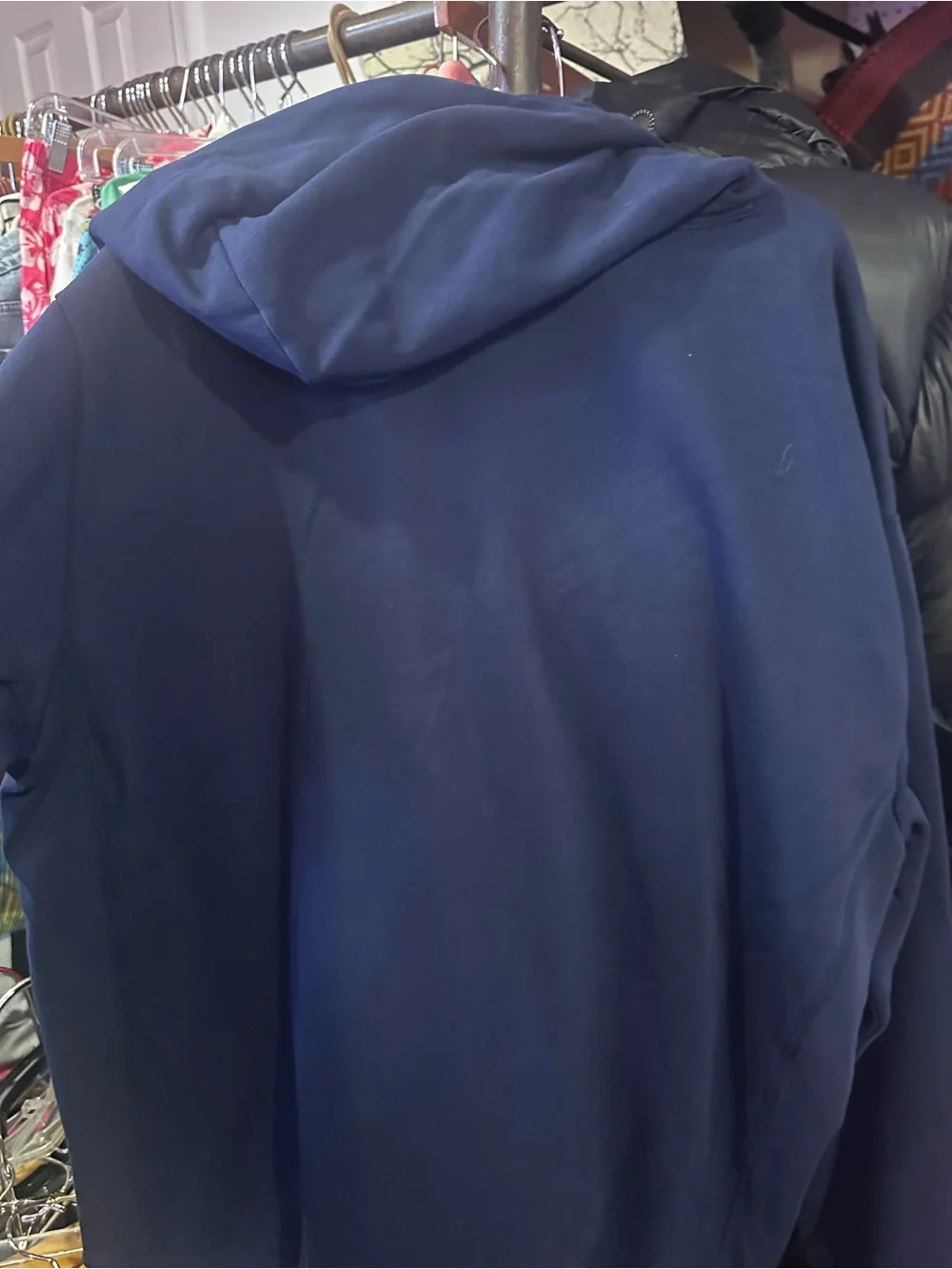 Polo Ralph Lauren Navy RL Monogram Letterman Hoodie